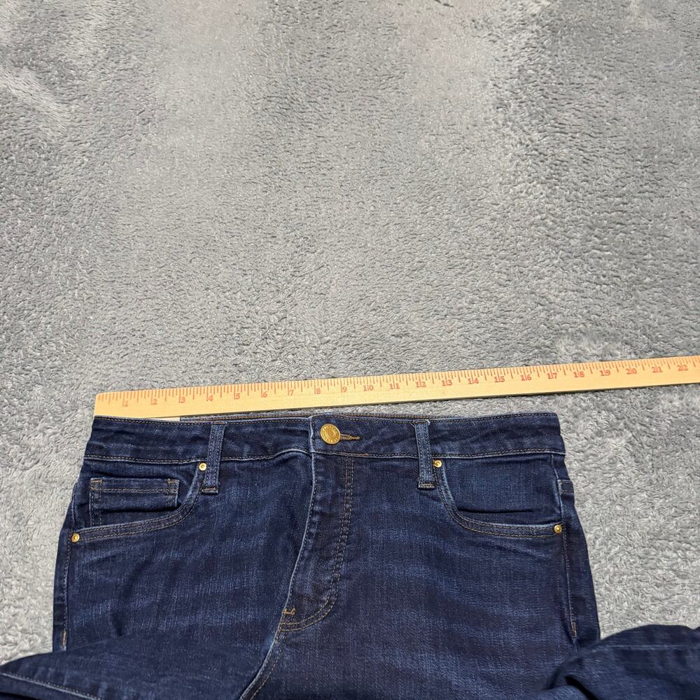 Kut From The Kloth Meg Fab Ab Wide Leg Crop Jeans Womens 10 Cuff Dark - Picture 8 of 11